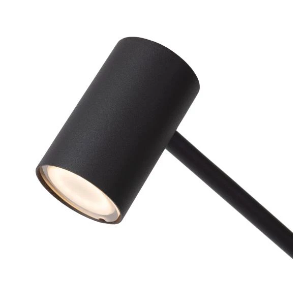 Lucide TIPIK - Lámpara de escritorio Recargable - Batería/acumulador - LED 3 StepDim - 1x3W 2700K - Negro - detalle 1